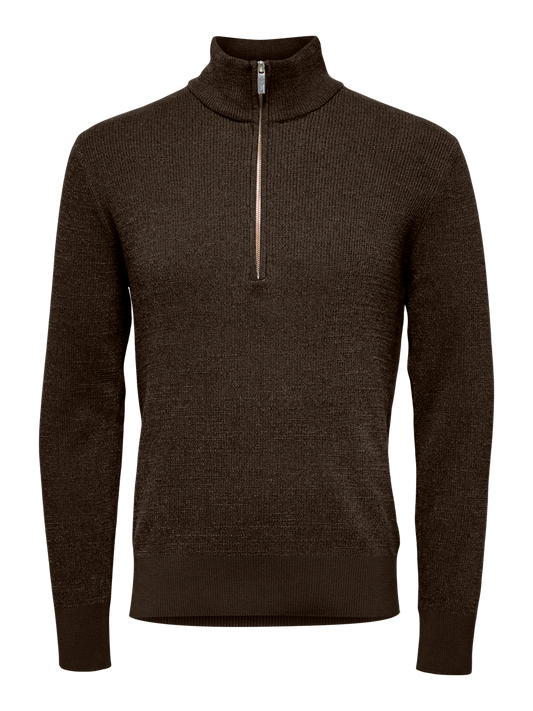 SLHRODNEY Pullover - Demitasse