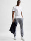 Pima bomull O-neck T-Skjorte - Hvit/ Bright White