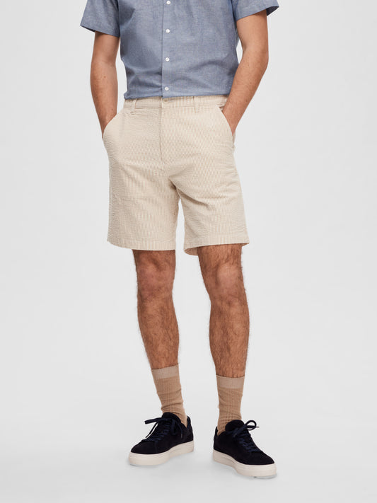 SELECTED HOMME - COMFORT-PIER Shorts - Egret