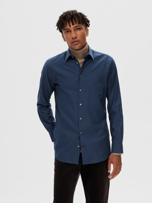 SLHSLIMDETAIL Shirts - Navy Blazer
