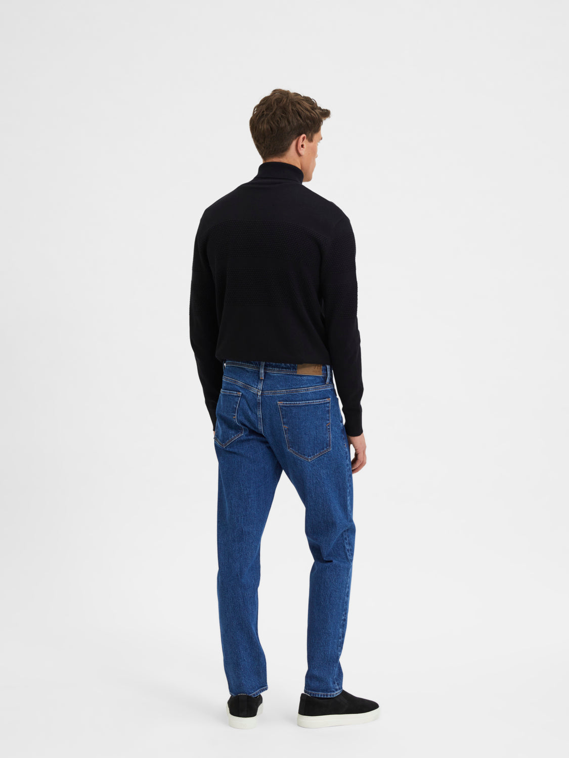 SELECTED HOMME - 172-SLIM TAPE Jeans - Medium Blue Denim