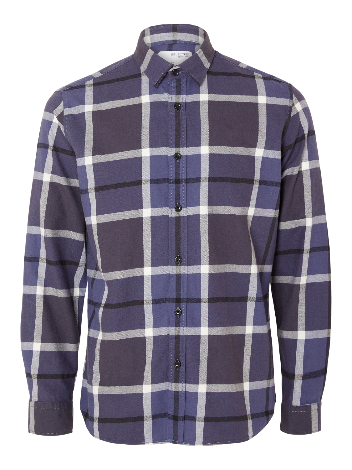 Owen Flannel Skjorte - Blå/ Blue Depths