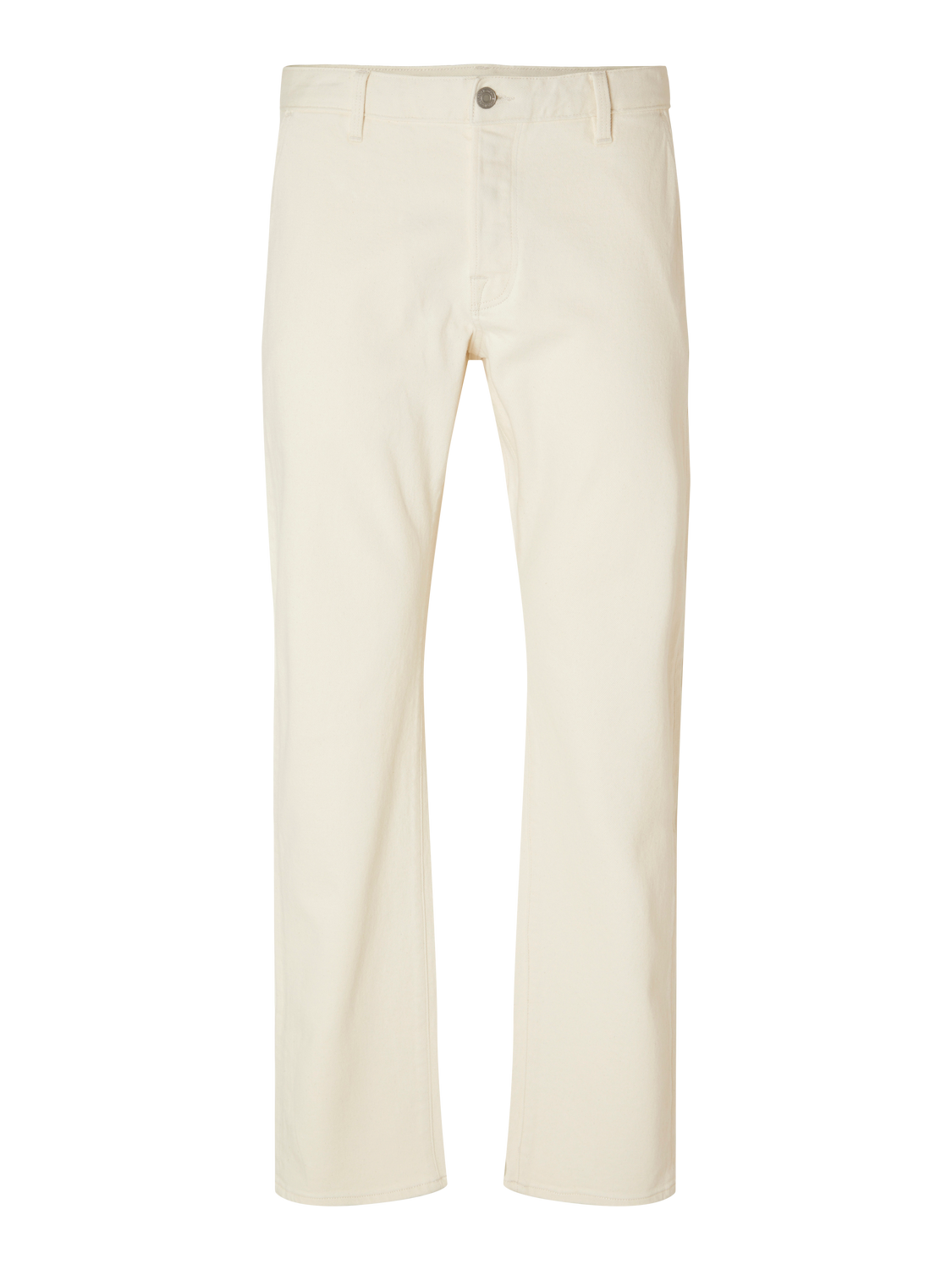 SELECTED HOMME - STRAIGHT STRAIGHT DAVE 3411 CHINOS - Egret