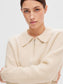 Sia Mynte half zip genser med krage - Beige/ Birch