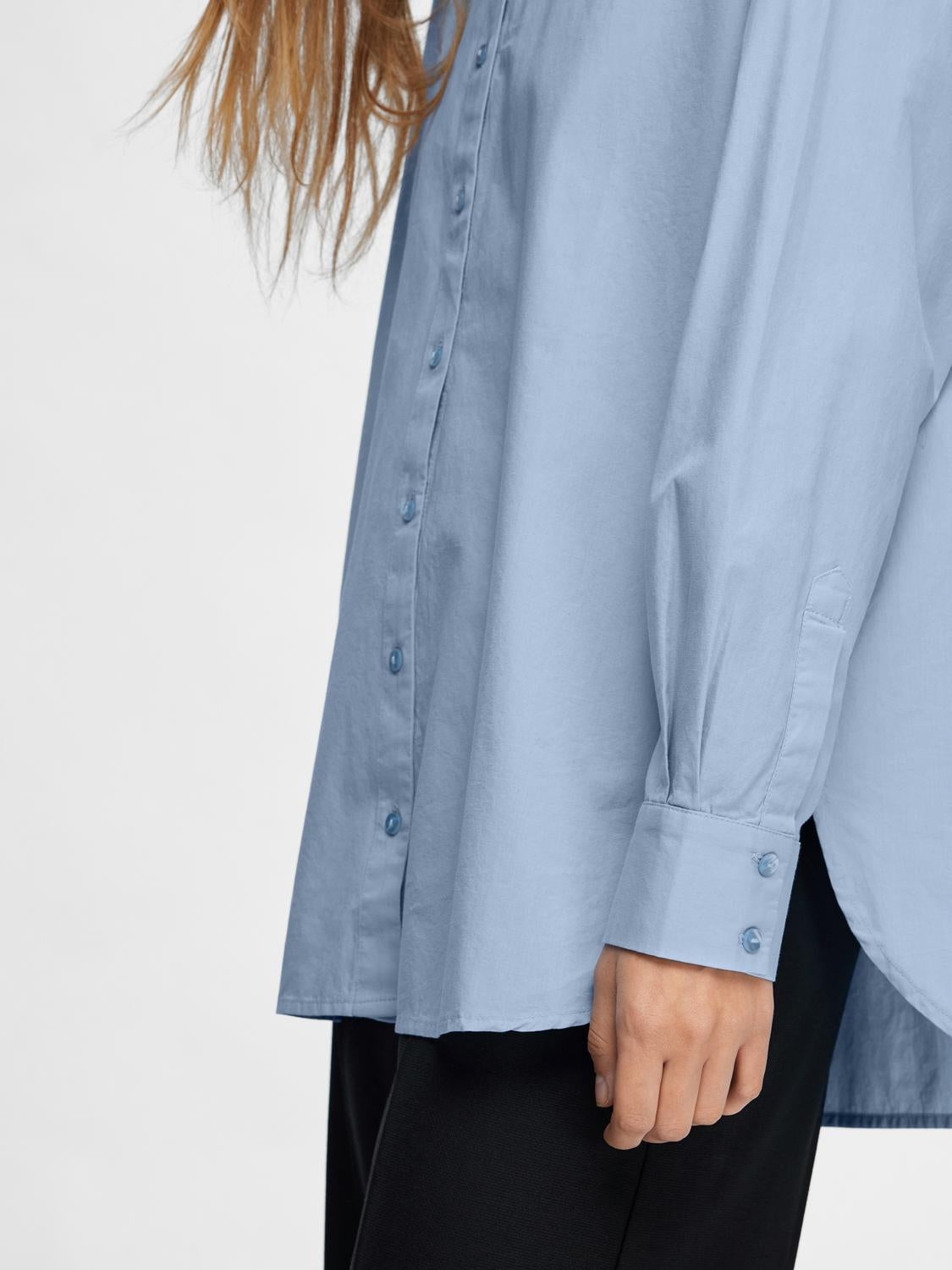 SELECTED FEMME - DINA-SANNI SKJORTE - Cashmere Blue
