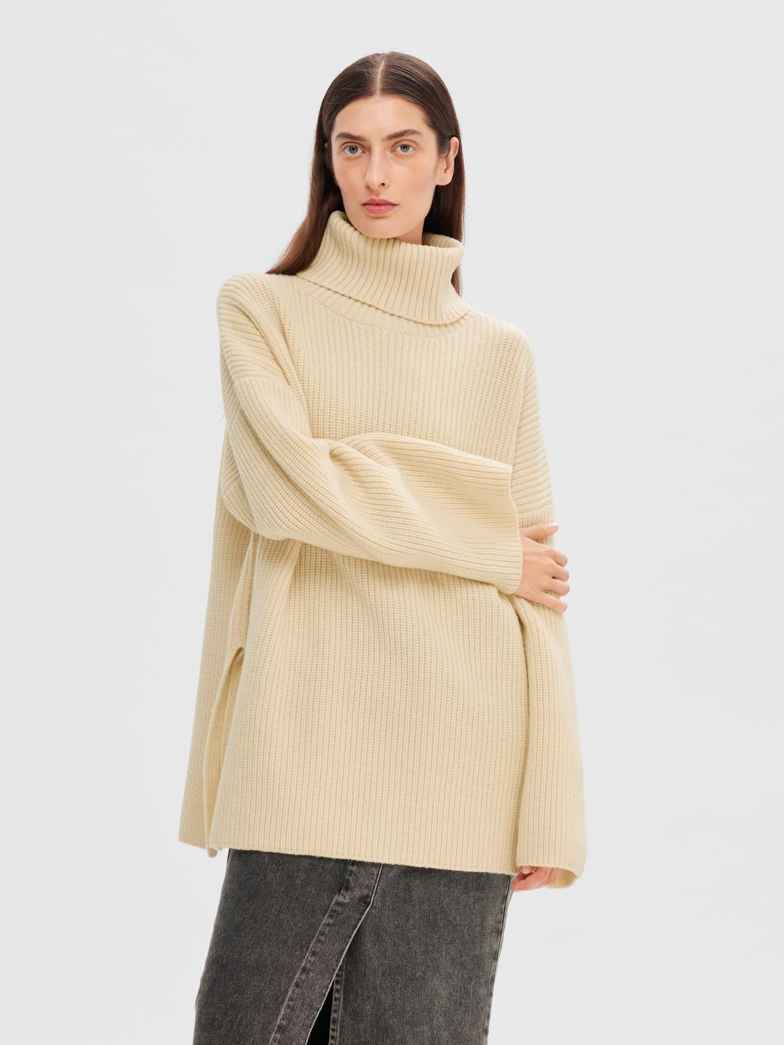SELECTED FEMME - MARY Pullover - Birch
