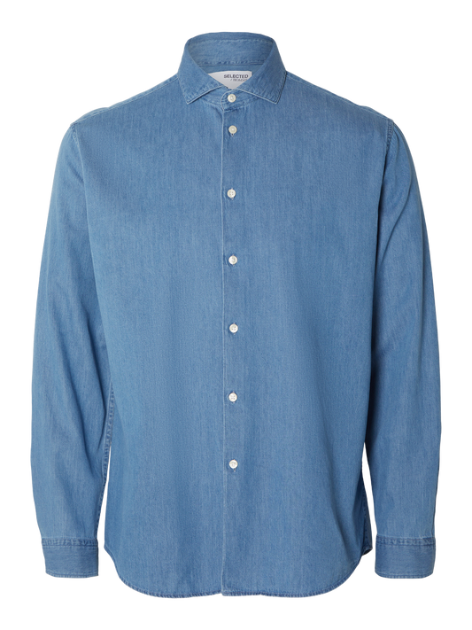 SELECTED HOMME - REG-FORMAL Skjorte - Medium Blue Denim