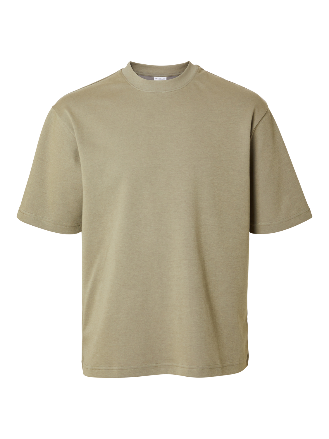 SELECTED HOMME - LOOSE OSCAR T-Shirt - Vetiver