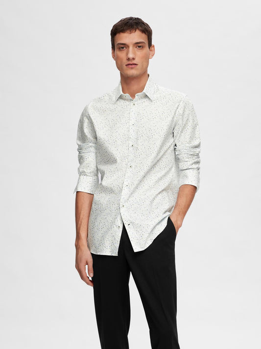 SELECTED HOMME - SLIM DETAIL Shirts - Bright White