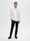 Slim Detail Skjorte - Mønstret/ Bright White