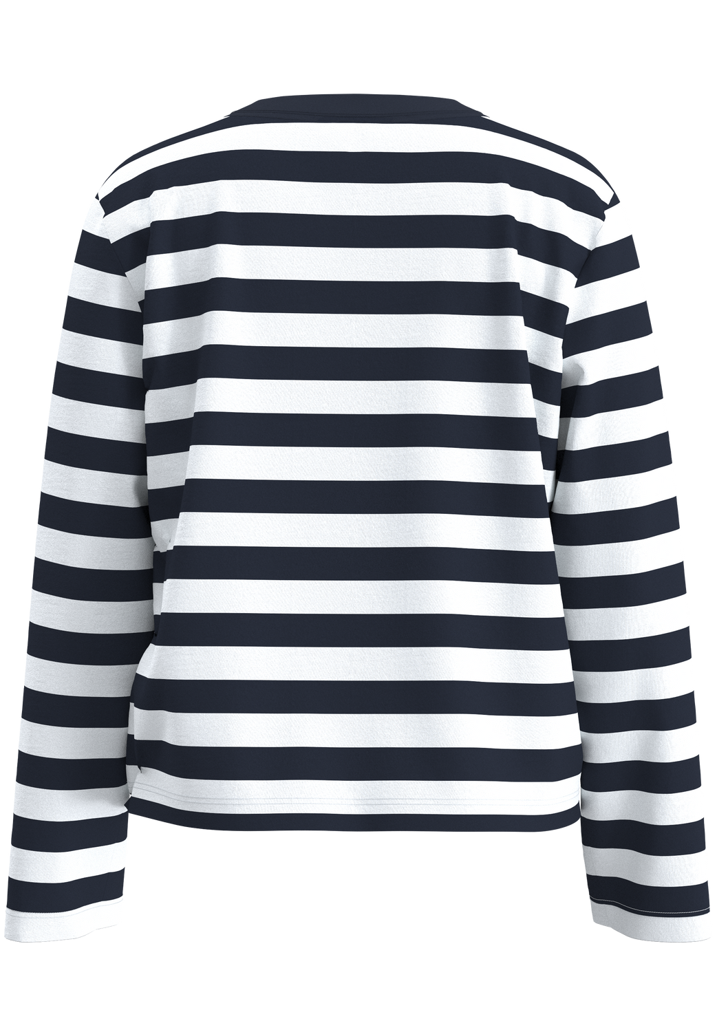 SELECTED FEMME - ESSENTIAL LS STRIPED BOXY T-Shirt - Dark Sapphire