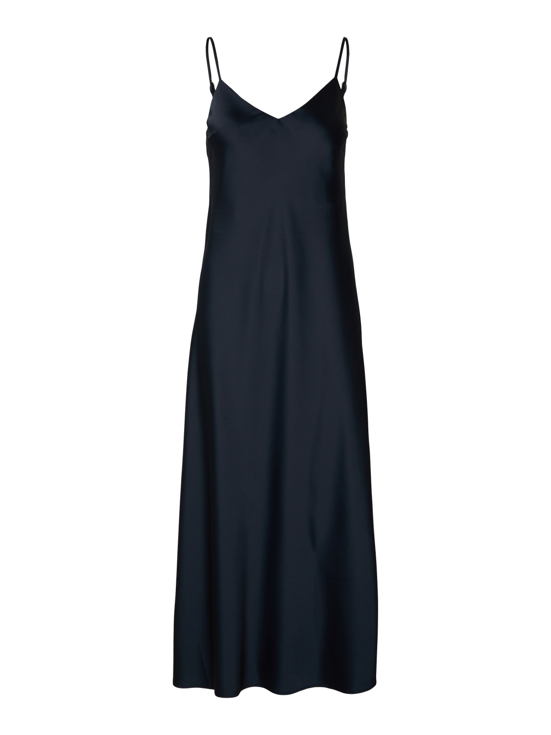 Talia Lena lang kjole - Blå/ Dark Sapphire