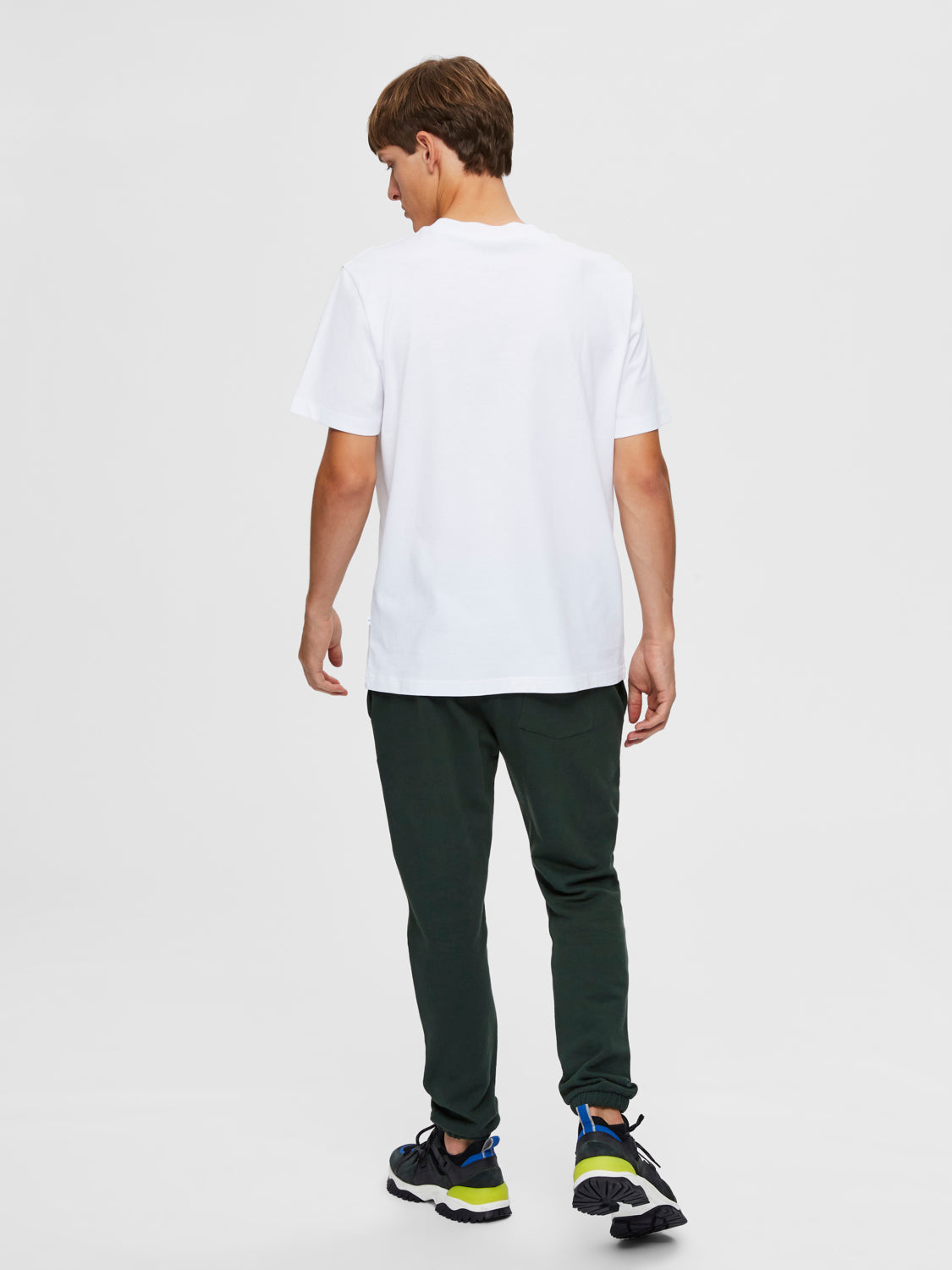 SELECTED HOMME - RELAX COLMAN 200 T-Shirt - Bright White