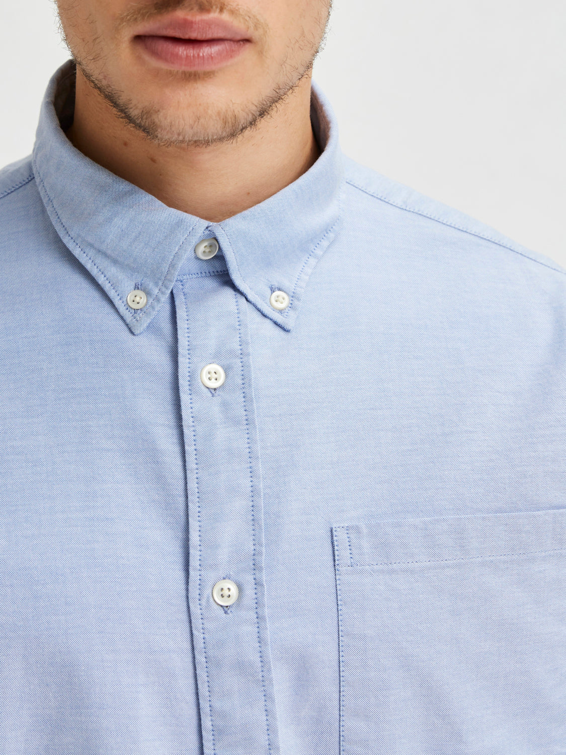 REG RICK-OX Shirts - Light Blue