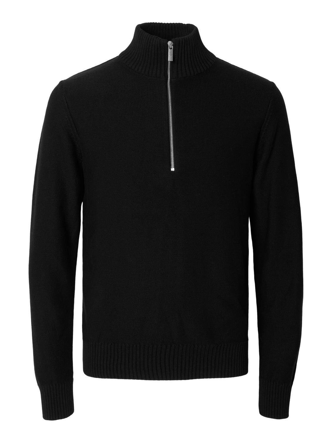 Axel halfzip genser - Black