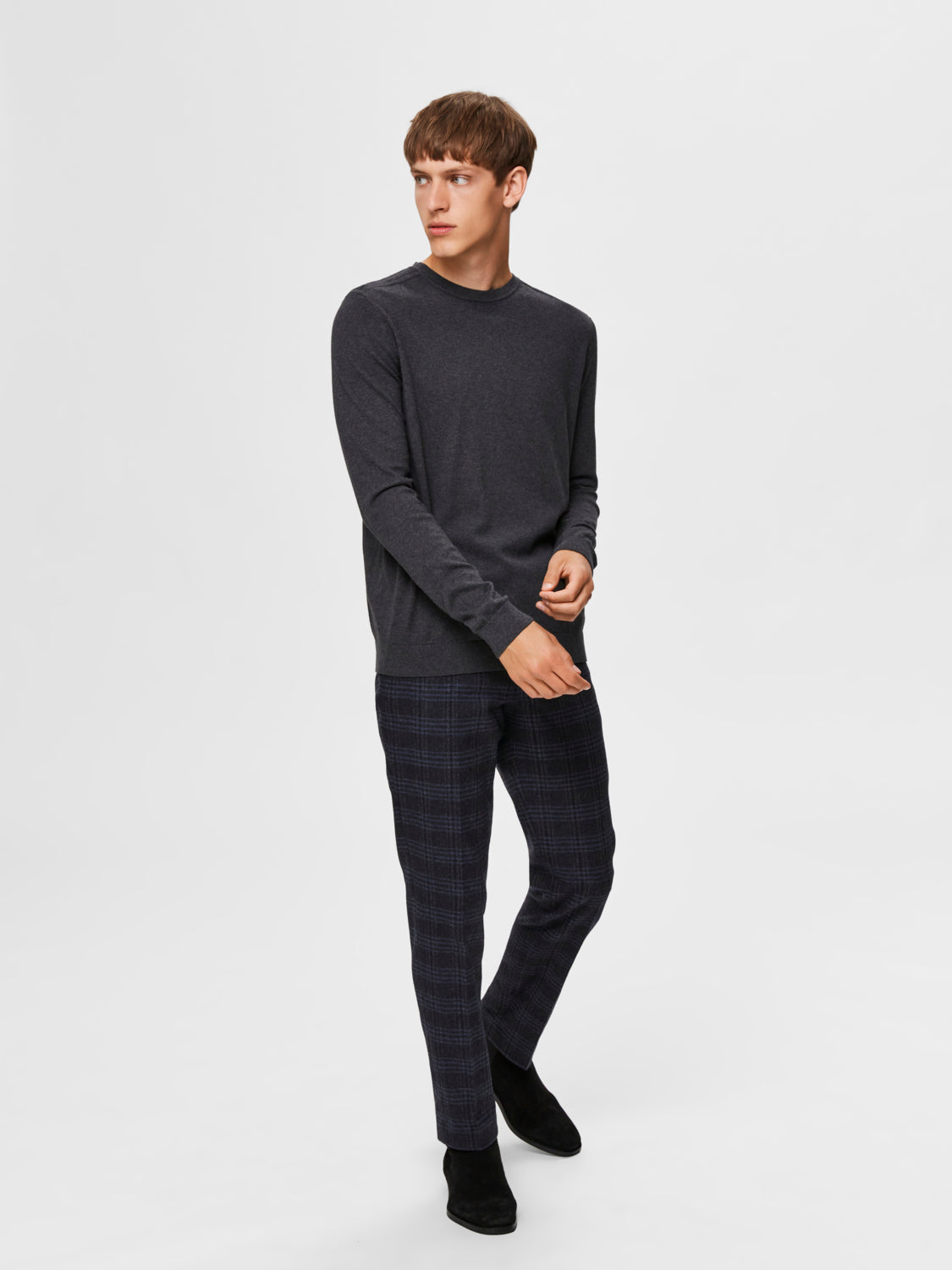 SLHBERG Pullover - Antracit