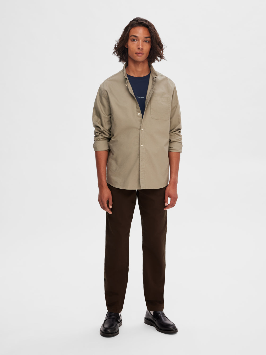 Reg Rick Ox Skjorte - Grønn/ Vetiver