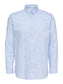 SELECTED HOMME - REG ETHAN-AOP Shirts - Light Blue
