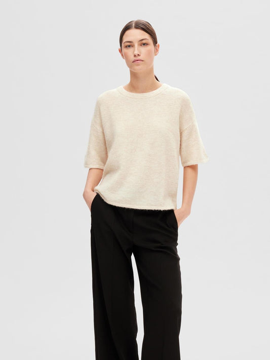 SELECTED FEMME - MALINE-LILIANA Pullover - Birch