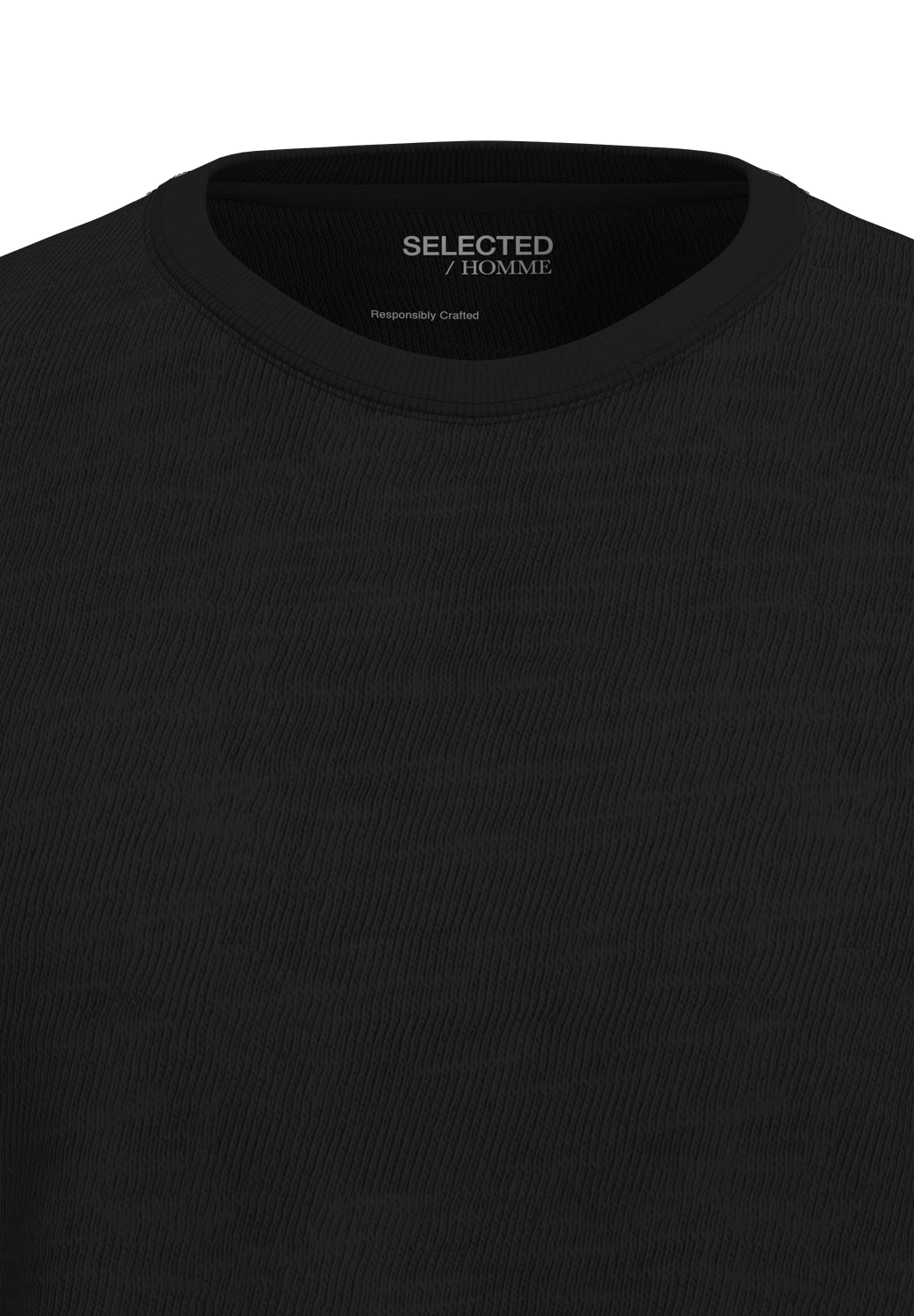 SELECTED HOMME - ASPEN T-Shirt - Black