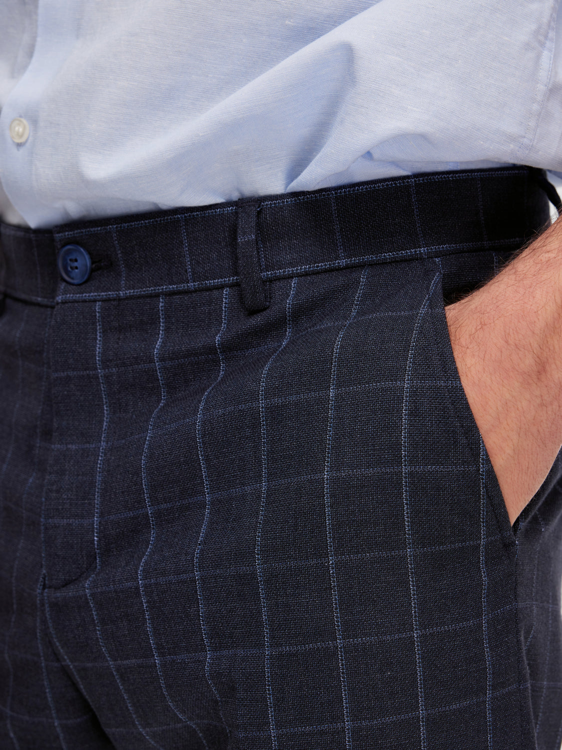 Oasis Lin Dressbukse - Blå/ Navy Blazer