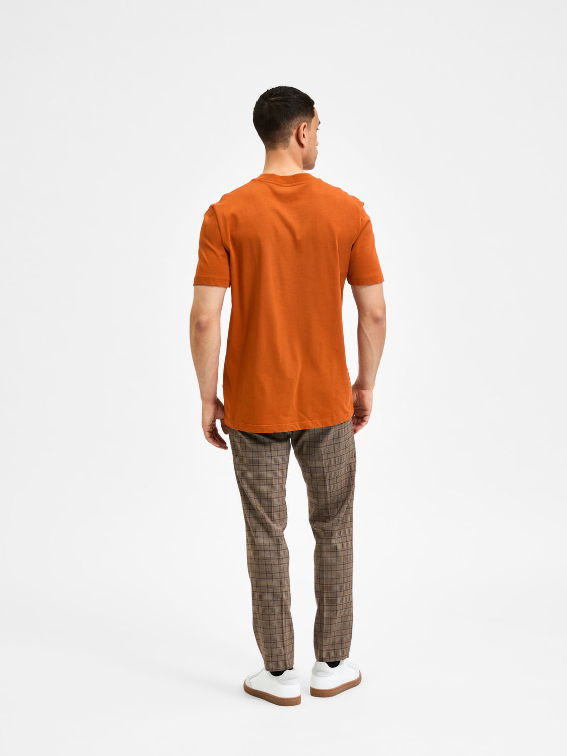 SELECTED HOMME - RELAX COLMAN 200 T-Shirt - Bombay Brown
