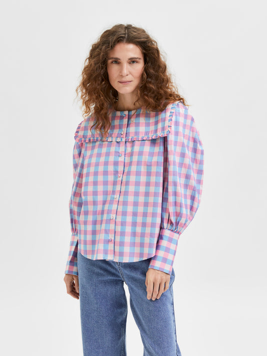 SELECTED FEMME -  BLAIR SKJORTE - Violet Tulip