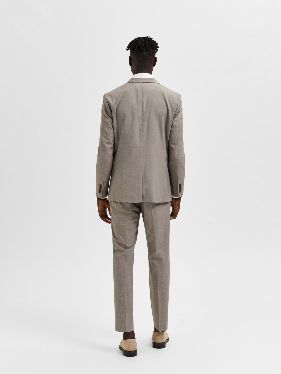 Slim Liam Dressjakke - Blazer - Brun/ Brownie