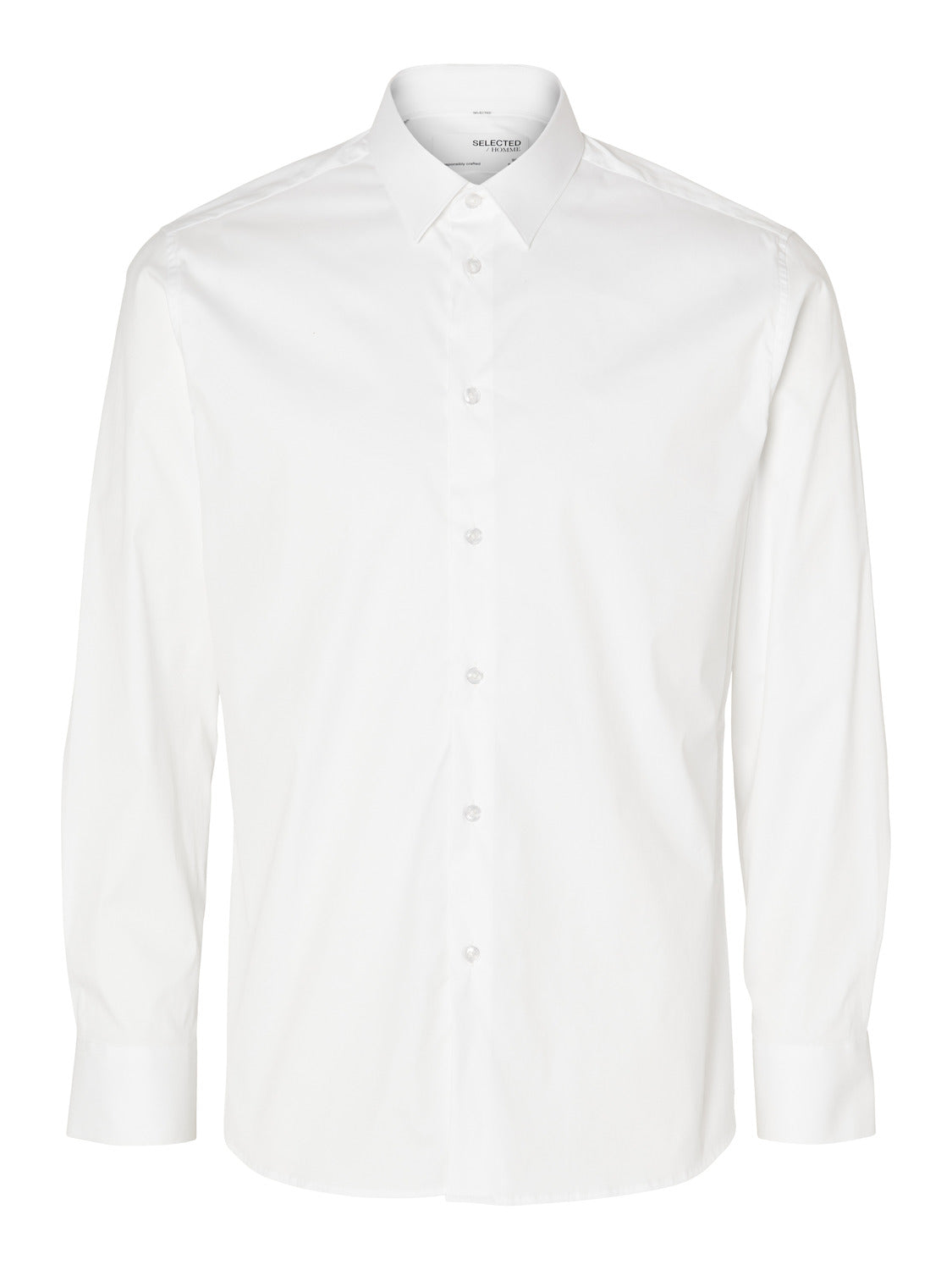 Slim Travel Skjorte - Hvit/ Bright White