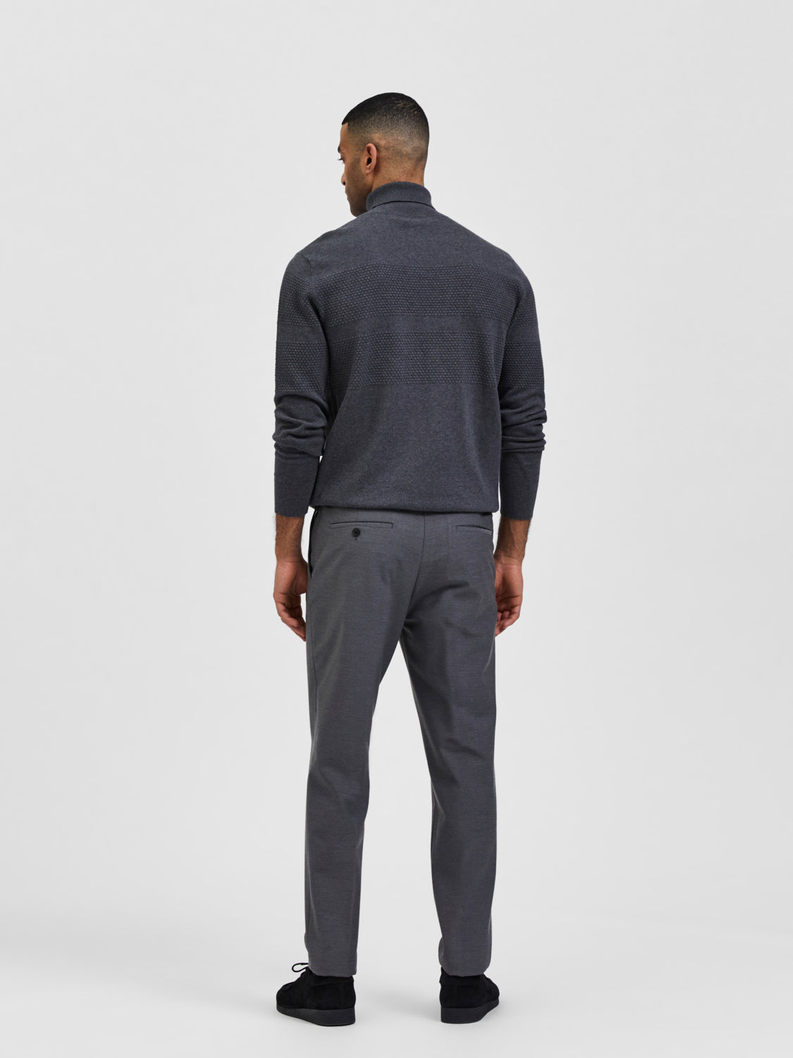 SELECTED HOMME - SLIM-DAVE Pants - Grey