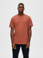 SELECTED HOMME - RELAXCAMP T-Shirt - Baked Clay