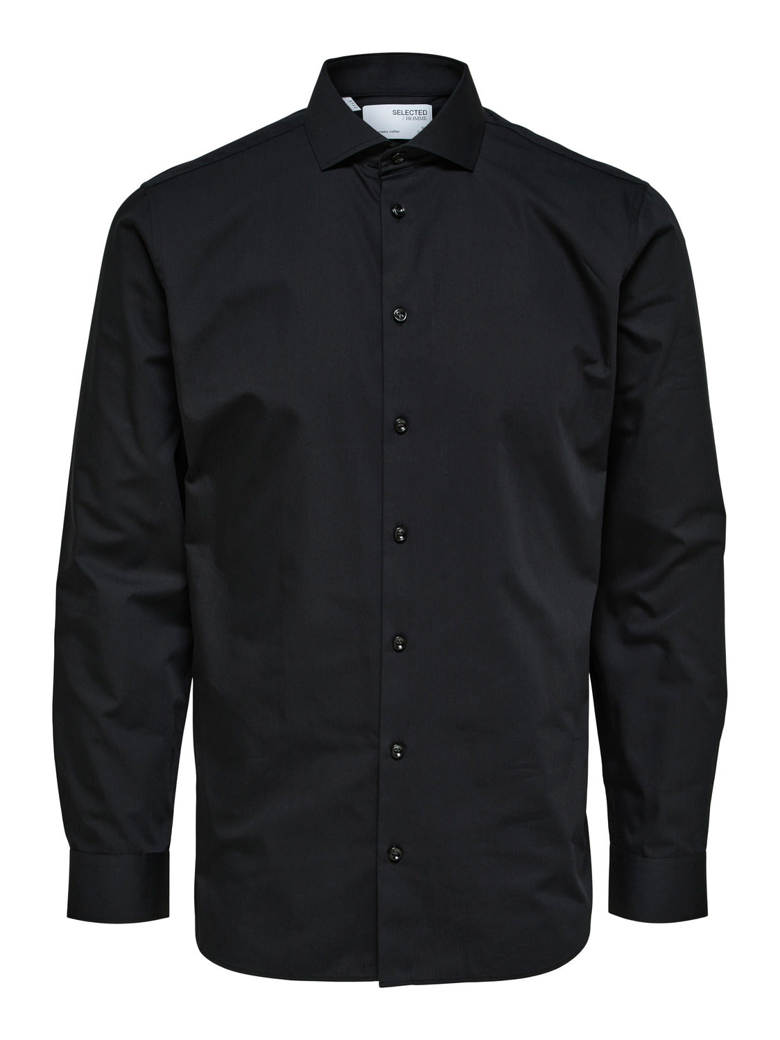 SLHSLIMETHAN Shirts - Black