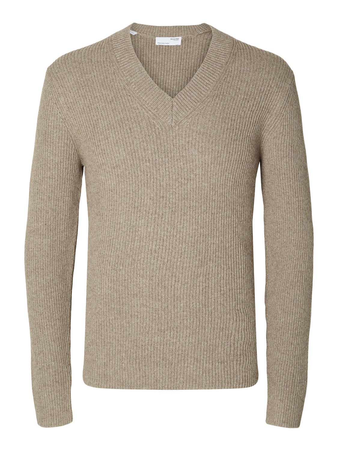 SELECTED HOMME - RONN Pullover - Chinchilla