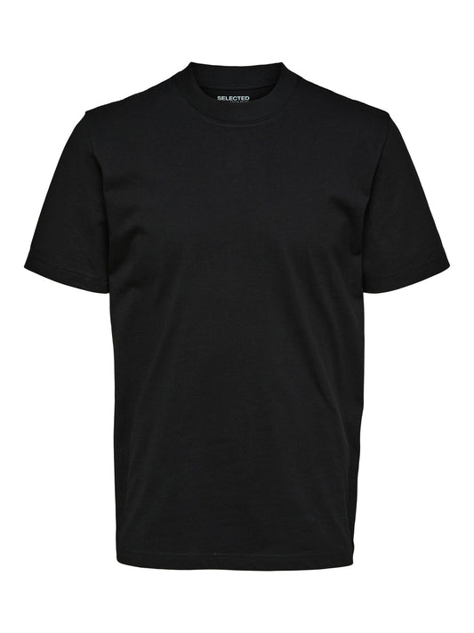 SLHRELAXCOLMAN200 T-Shirt - Black