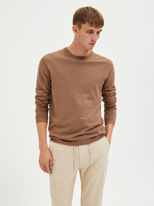 SELECTED HOMME - LAKE Pullover - Camel