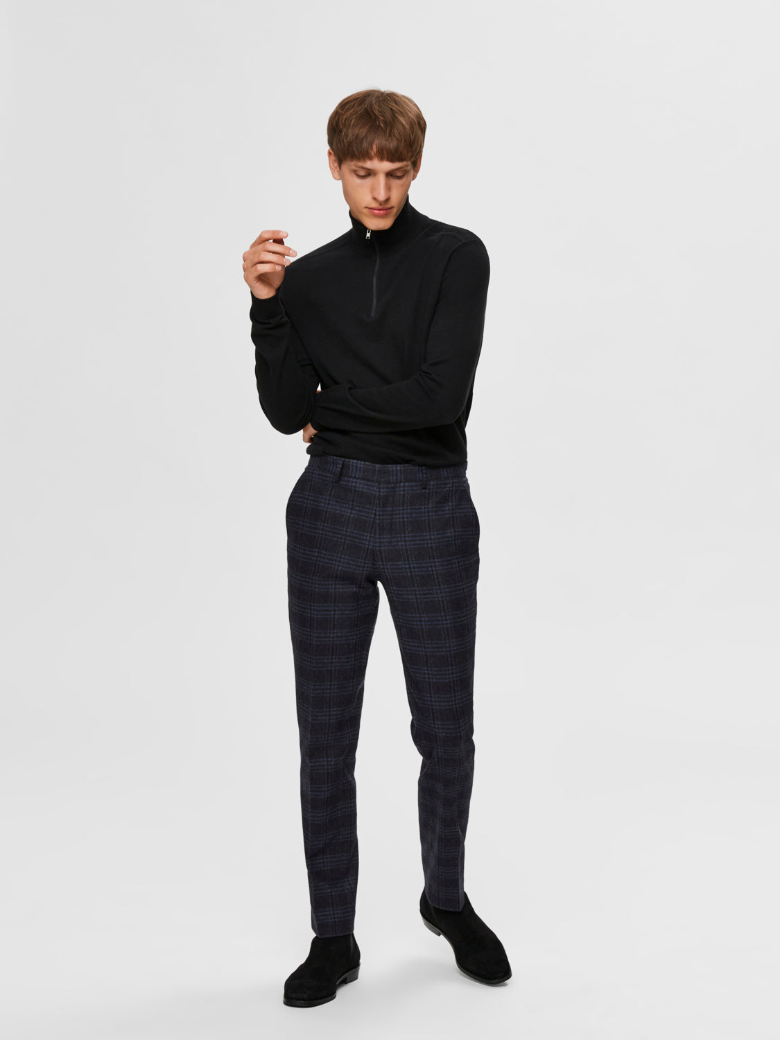 Berg Halfzip Genser - Sort