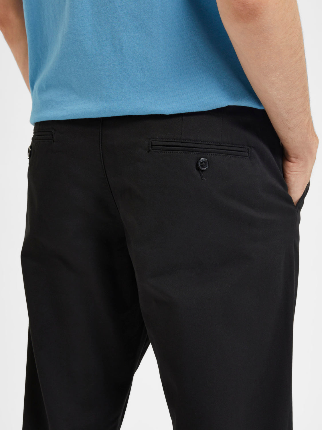 Slim Miles Chinos - Sort/ Black