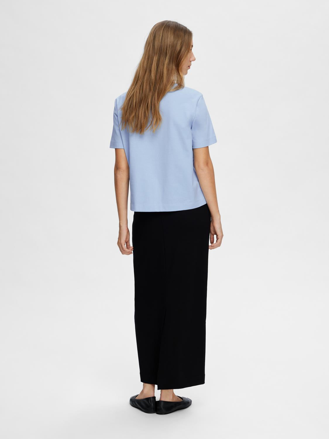 Essential Boxy T-Skjorte - Blå/ Cashmere Blue