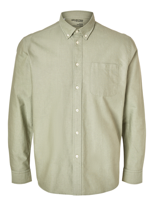 SELECTED HOMME - REG RICK-OX Shirts - Vetiver