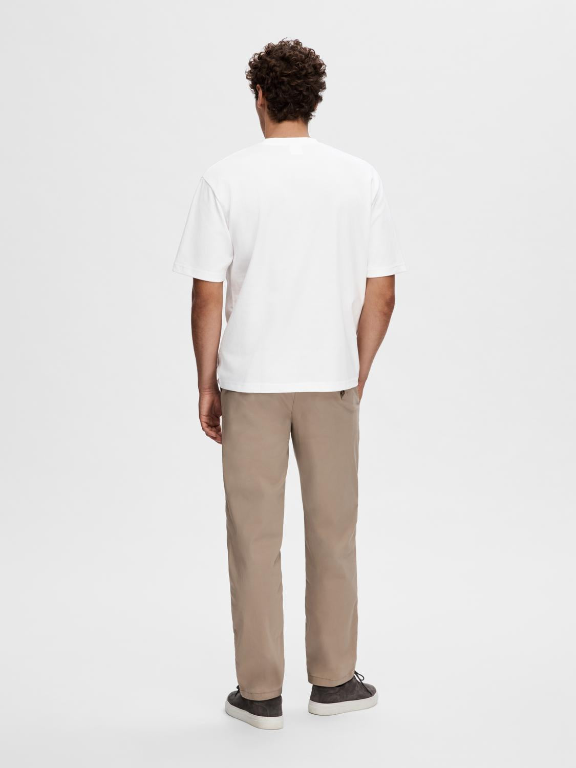 SELECTED HOMME - LOOSE OSCAR T-Shirt - Bright White