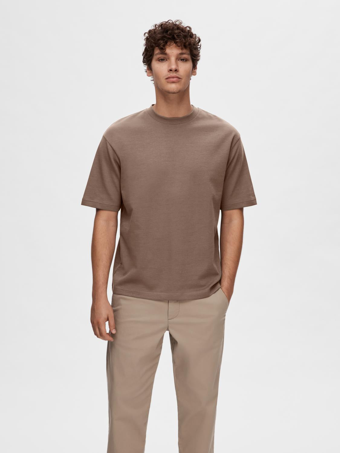 Loose Oscar T-Shirt - Brun/ Morel